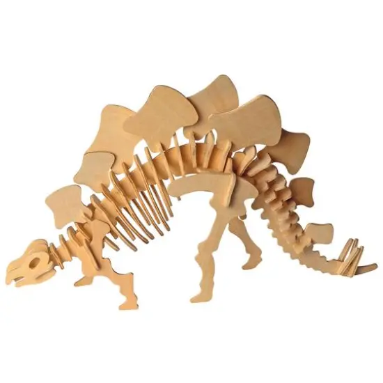 University Games Big Stegosaurus 51 Piece Wooden Puzzle {1}
