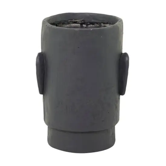 Grey Contemporary Planter, 13" x 14" x 18" {18}