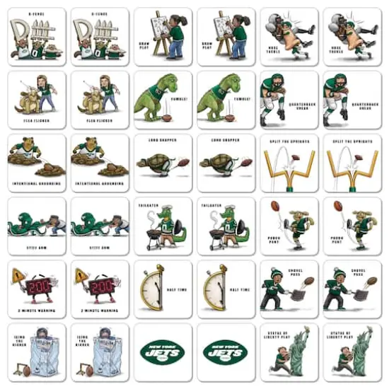 NFL Memory Match Game New York Jets {4}