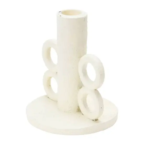 Hello Honey&reg; 5'' Volcano Finish Taper Candle Holder {3}