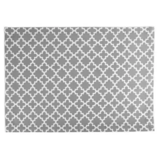 DII&reg; Gray Lattice Placemat Set, 6ct. {3}