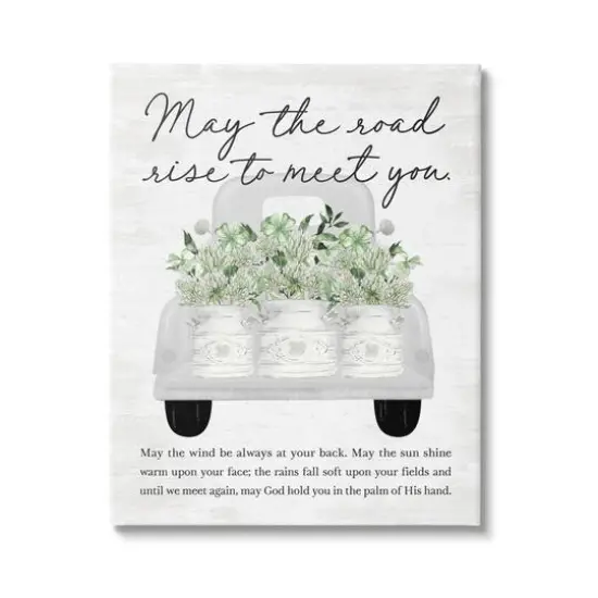 Stupell Industries Country Irish Proverb Canvas Wall Art {1}