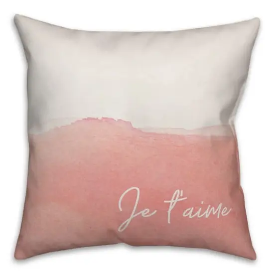Je t'aime Throw Pillow {1}