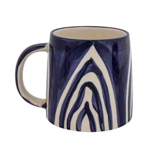 Hello Honey&reg; 4.25" Geometric Print Stoneware Mug Set {11}
