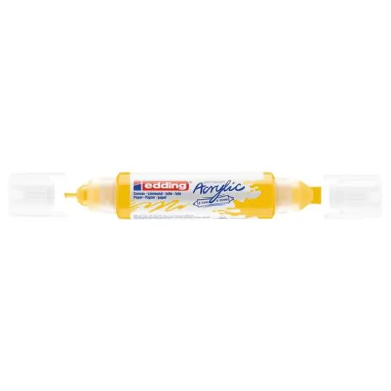 edding&reg; 5400 Acrylic 3D Double Liner Marker Traffic Yellow {3}