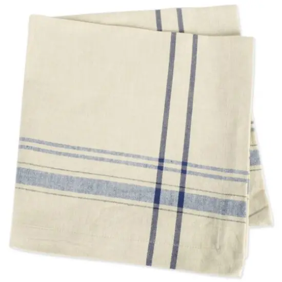 DII&reg; French Stripe Cloth Dinner Napkins, 6ct. Nautical Blue {8}