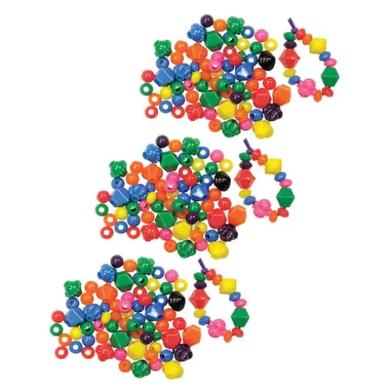 Roylco&reg; Brilliant Beads&trade;, 3 Packs of 100 {1}