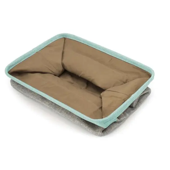 Sorbus 15" Twill Collapsible Storage Basket Set Teal {6}