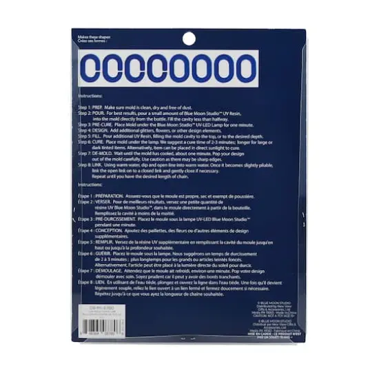 Blue Moon Studio&trade; UV Resin Craft Chain Link Mold {6}