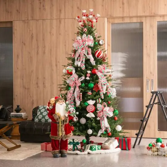 Glitzhome&reg; 24" Christmas Red & White Candy Pick, 4ct. {5}