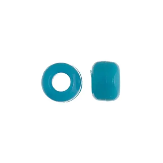 John Bead 9mm Opaque Plastic Pony Beads, 1,000ct. Turquoise {4}
