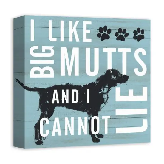 I Like Big Mutts Canvas Wall Art {3}