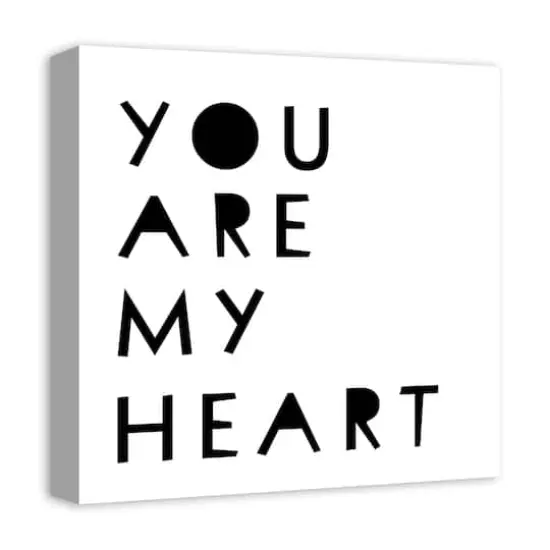 You Are My Heart Canvas Wall Art {3}