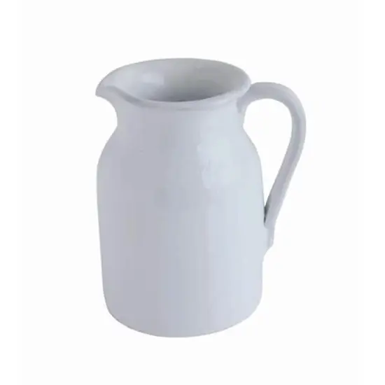 Hello Honey&reg; 8.25" White Terracotta Pitcher {1}