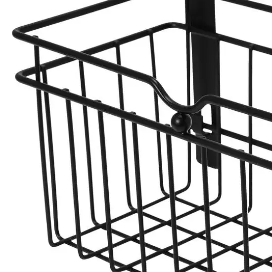 Household Essentials Over the Door Metal Basket {10}
