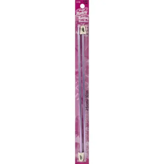 Susan Bates&reg; Silvalume&reg; 10" Single Point Knitting Needles {1}