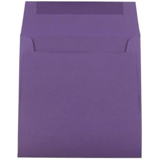JAM Paper 6.5" x 6.5" Premium Invitation Envelopes, 25ct. Dark Purple {4}