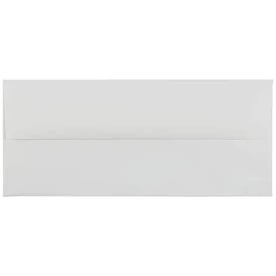 JAM Paper 4.12" x 9.5" Bright White Laid Strathmore Business Envelopes, 50ct. {1}