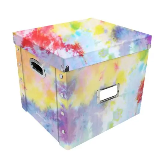12" Snap-N-Store Tie Dye Vinyl Record Storage Box {6}