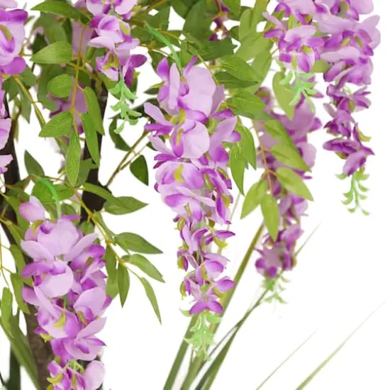6ft. Artificial Wisteria Tree in White Decorative Pot {6}