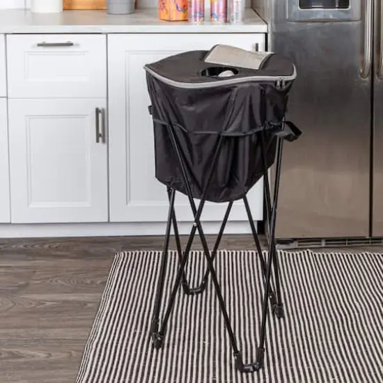 Household Essentials 2.75ft. Black Thermal Standing Cooler with Travel Bag {3}