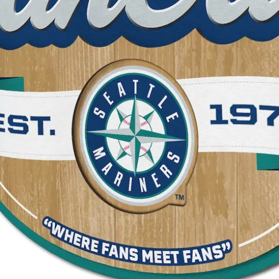 MLB Fan Cave Sign Seattle Mariners {6}