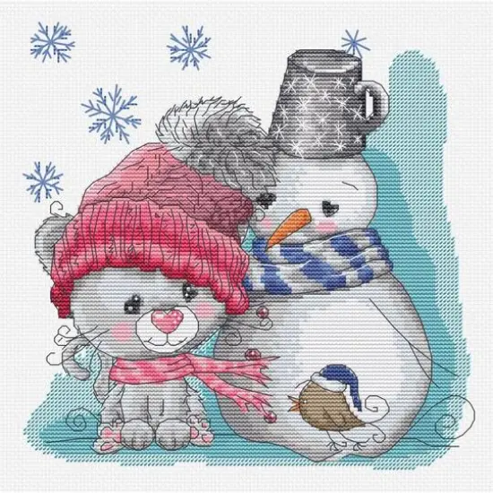 Luca-s The Cat & Friends Counted Cross-Stitch Kit {3}