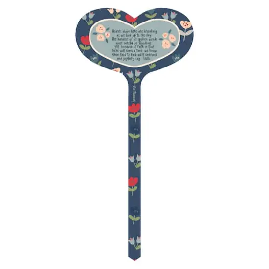 15" Aluminum Hearts Down Here Remembrance Marker Garden Stake {1}