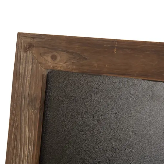 Glitzhome&reg; 43.31" Farmhouse Metal & Wooden Magazine Rack {7}