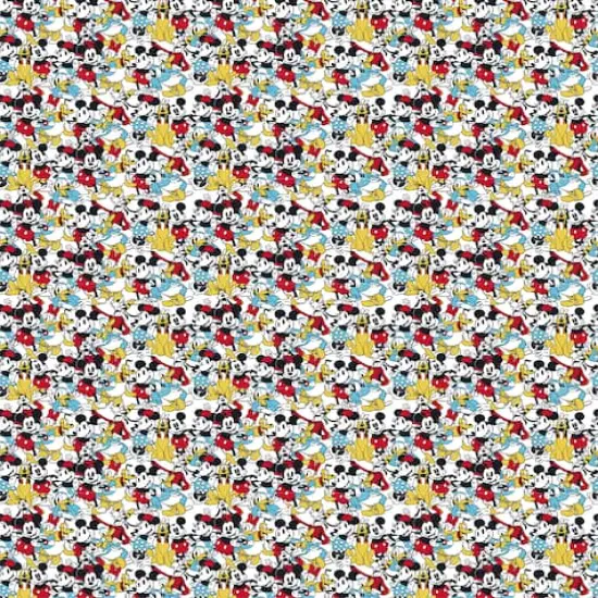 Disney Mickey Sensational Six Vintage Cotton Fabric {3}