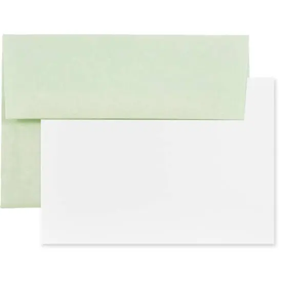 JAM Paper 4Bar Blank Greeting Card Set, 100ct. Brown {2}