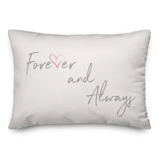 Forever and Always Throw Pillow {1}