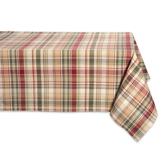 DII&reg; 52" Give Thanks Plaid Tablecloth {1}