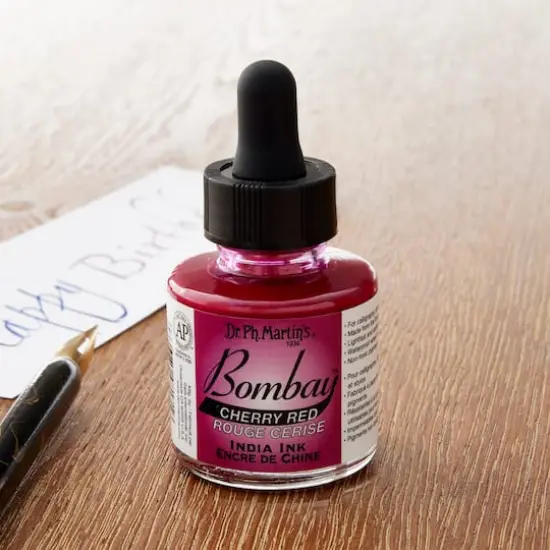 Dr. Ph. Martin's&reg; Bombay&trade; India Ink 17BY Cherry Red {3}