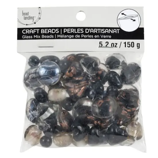 Mixed Lampwork Glass Craft Beads by Bead Landing&trade; Black {4}