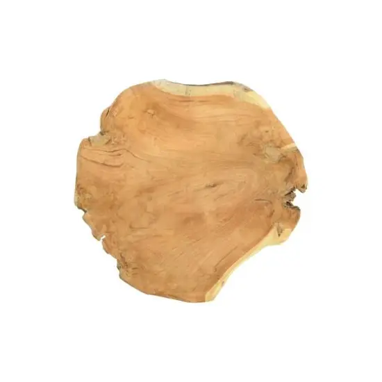 Hello Honey&reg; 4" Assorted Large Teak Wood Bowl {5}