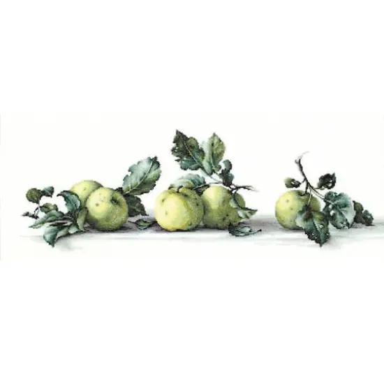 Luca-s Still Life With Apples Counted Cross Stitch Kit {1}