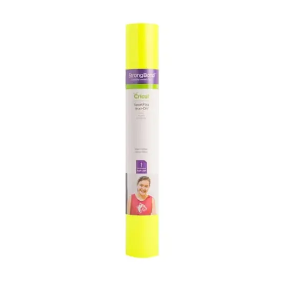 Cricut&reg; SportFlex Iron-On&trade; Neon Yellow {1}
