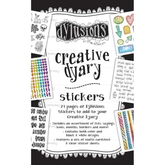 Dylusions Creative Dyary Sticker Book {1}