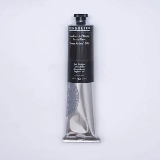 Sennelier Extra Fine Artists' Oil Paint, 200mL Carbon Black S1 {1}