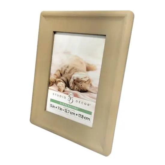 Expressions&trade; 5" x 7" Rounded Wood Frame by Studio D&eacute;cor&reg; Rustic {7}