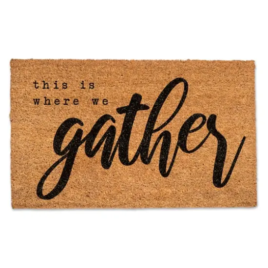 Where We Gather 30" x 18" Door Mat {1}