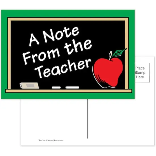 Teacher Created Resources Teacher Note Postcards, 6 Packs of 30 {1}