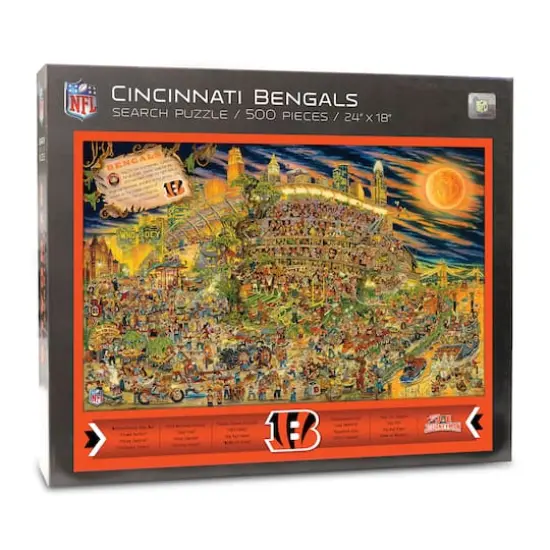 Joe Journeyman NFL 500 Piece Jigsaw Puzzle Cincinnati Bengals {1}