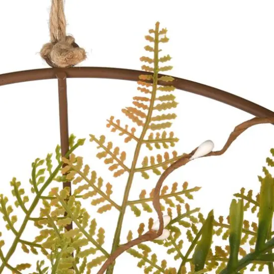 13" Harvest Flower Circular Decoration {6}