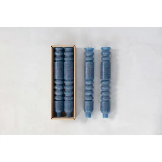 Hello Honey&reg; 10" Unscented Totem Taper Candles in Box, 2ct. Marine {3}