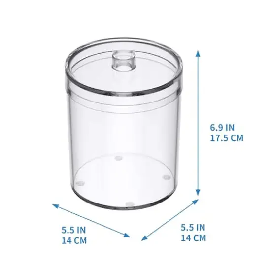 60oz. Clear Plastic Storage Jar by Simply Tidy&reg; {5}