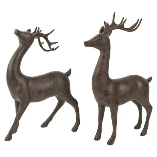Brown Deer Christmas Decoration Set {1}