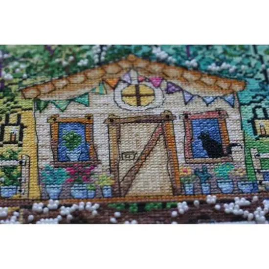 Abris Art Cat House Cross-Stitch Kit Cat House {4}