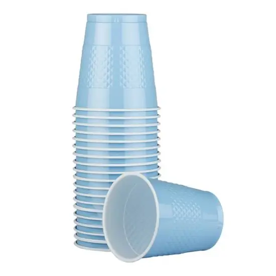 JAM Paper 12oz. Baby Blue Plastic Cups, 20ct. {3}